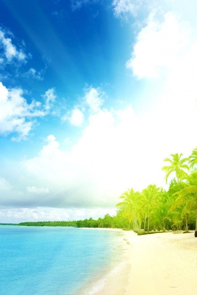 Тропическое побережье обои