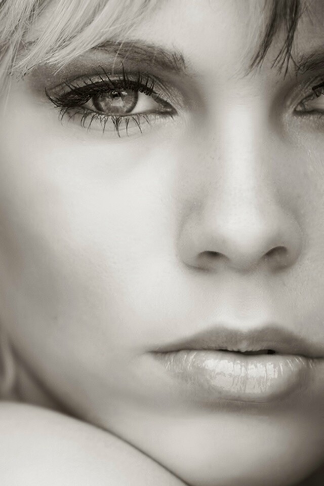 Черно-белое обои