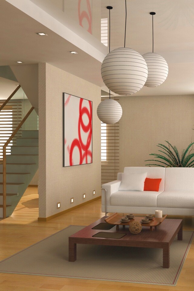 Китайская гостинная обои