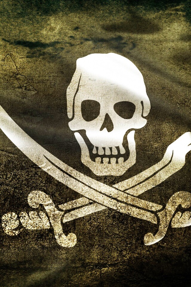 Пиратский флаг обои