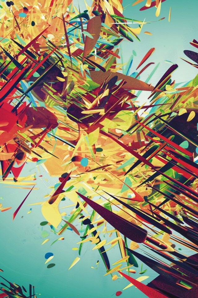 Сумасшедшая абстракция обои