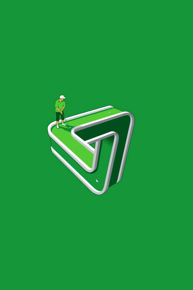 Специфический гольф обои