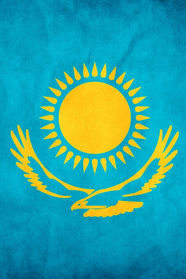 Флаг Казахстана обои