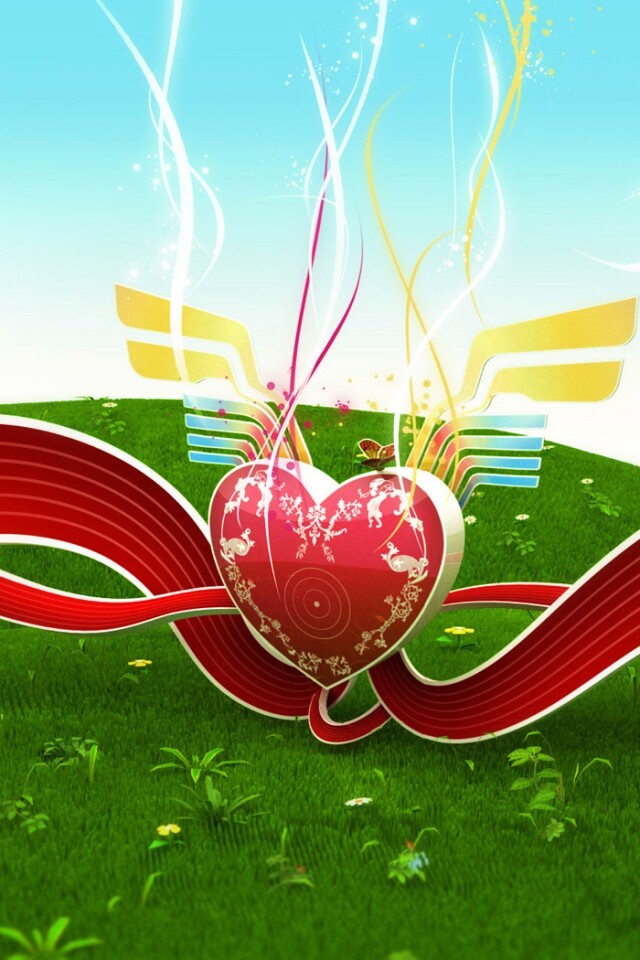 Валентинка обои