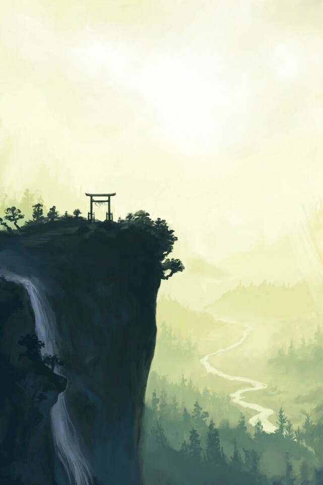 Пейзаж в китае обои