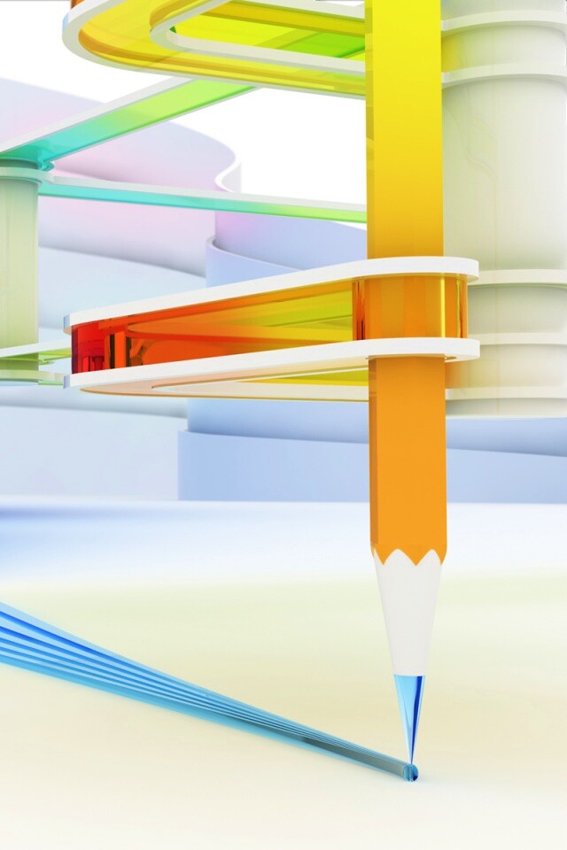 Фантазия карандаша обои