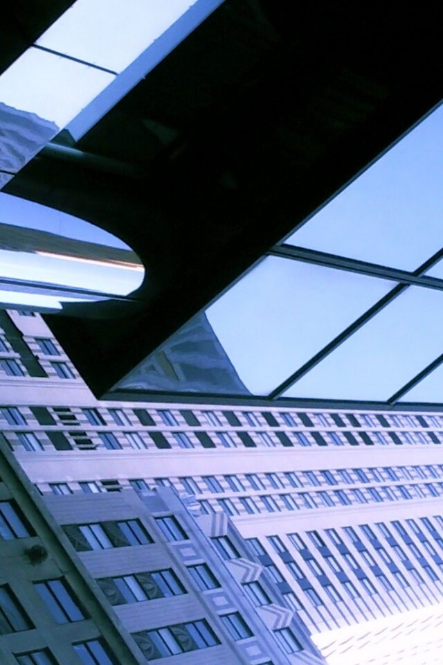 Взгляд вверх обои