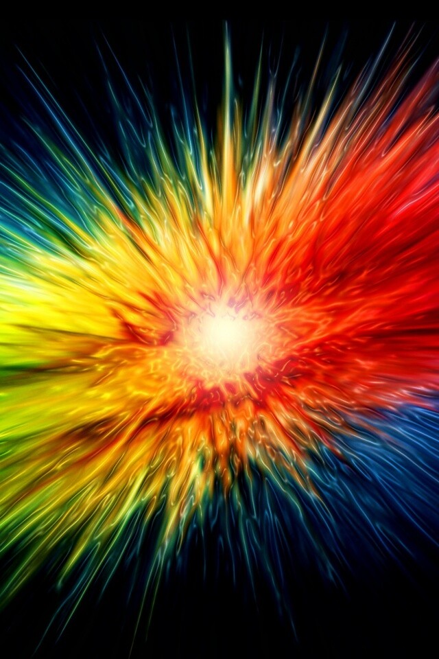 Цветовой взрыв обои