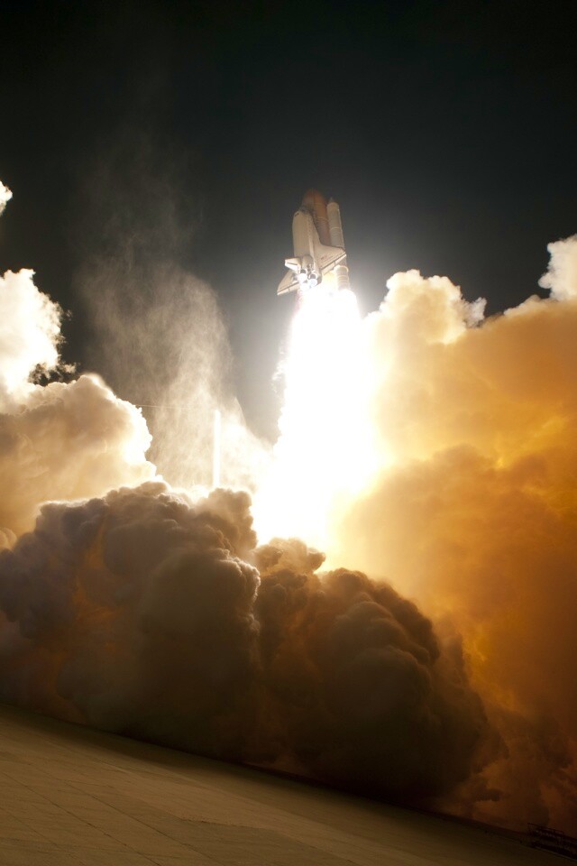 Взлет шатла обои