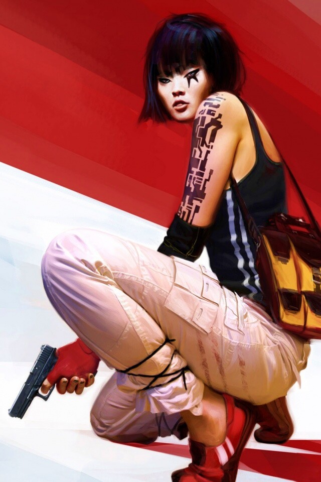 Фейт с пистолетом обои