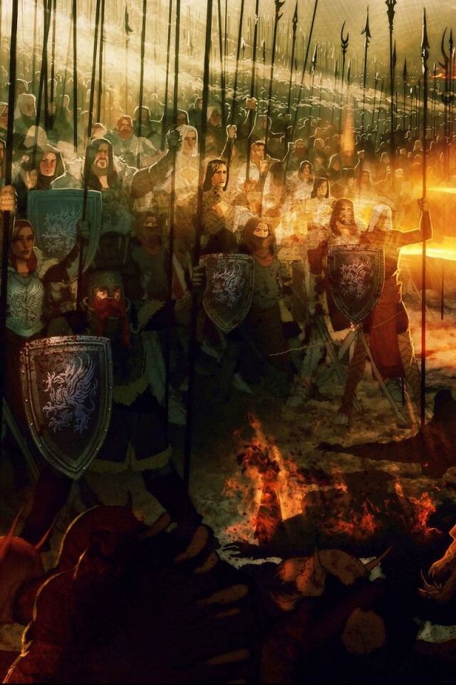 Борьба против порождений тьмы обои