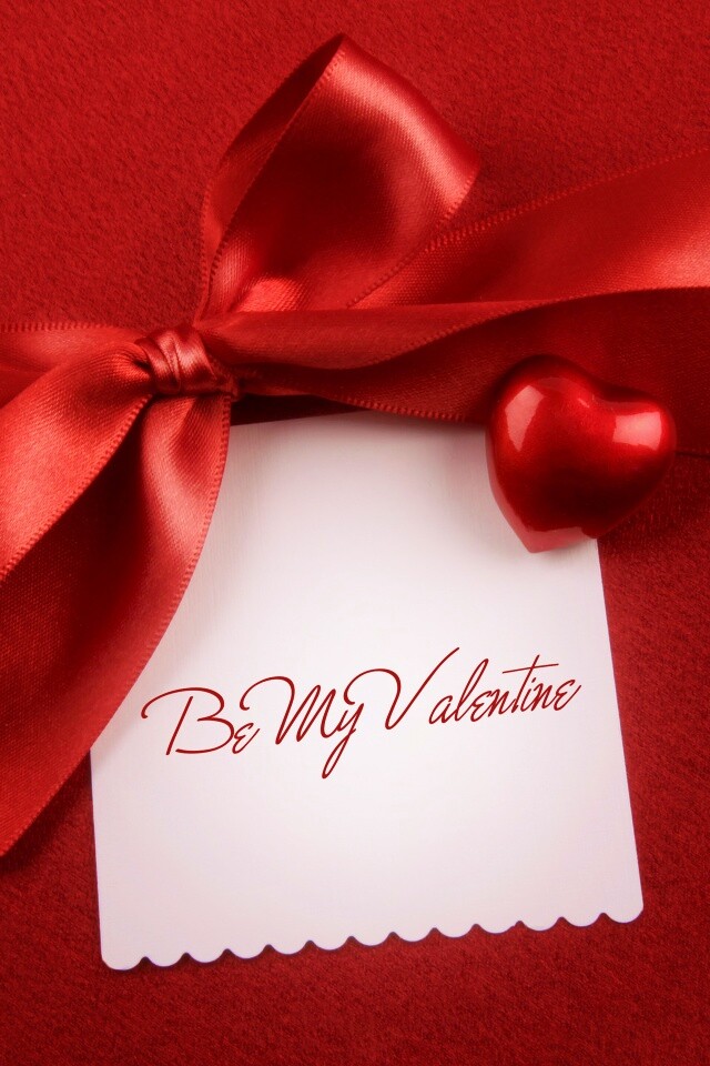 Открытка на день Святого Валентина обои