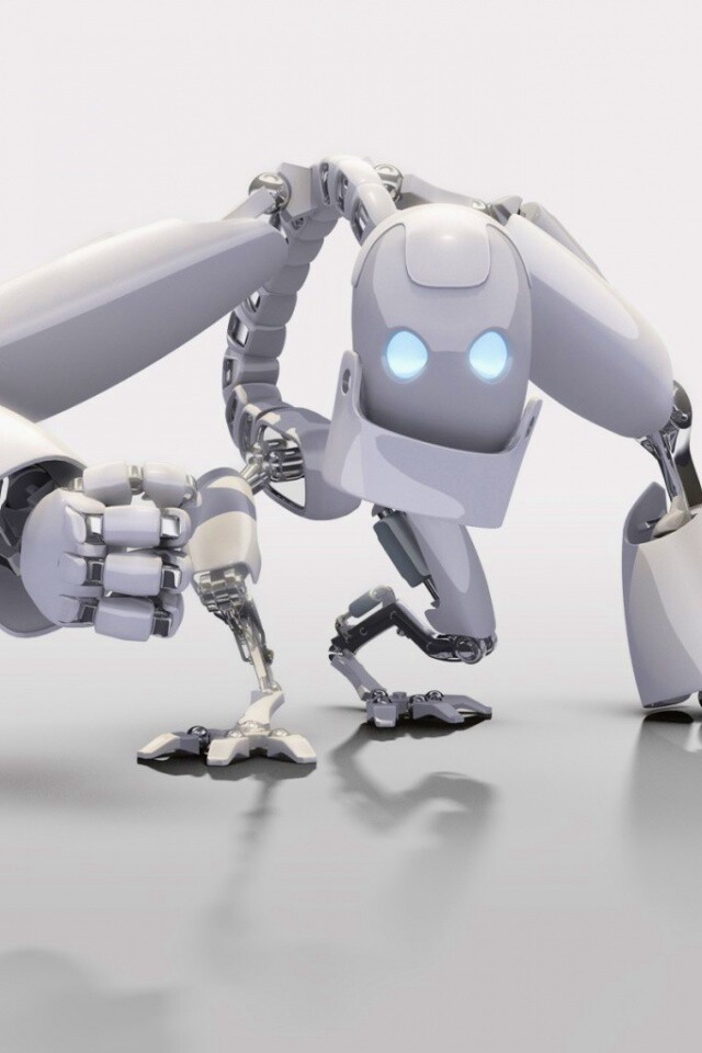 Крадущийся робот обои