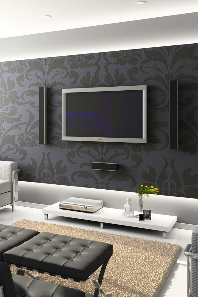 Современная комната обои