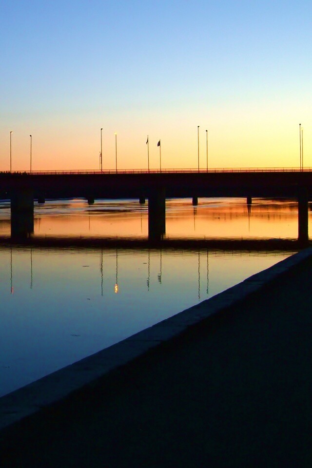 Живописный мост обои