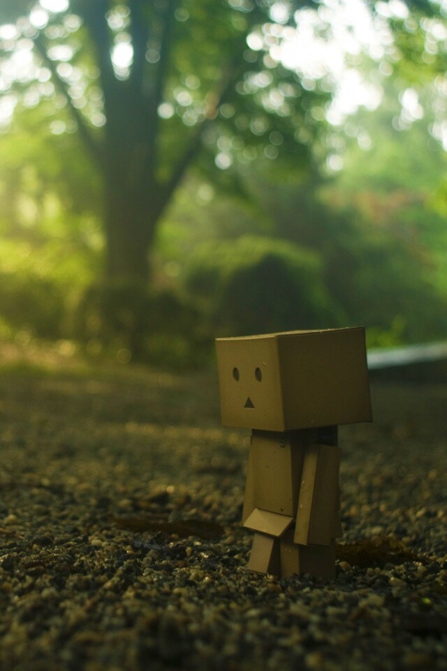 Картонный человечек обои