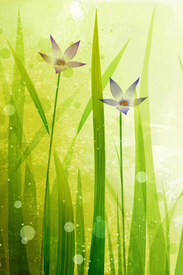 Векторные цветы обои