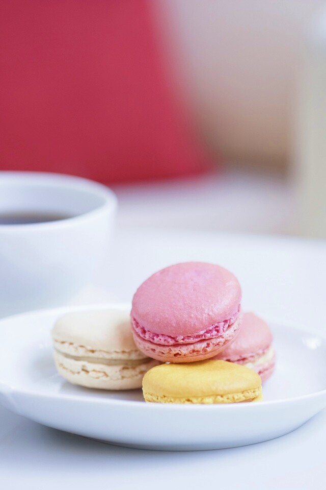 Кофе с пирожным обои