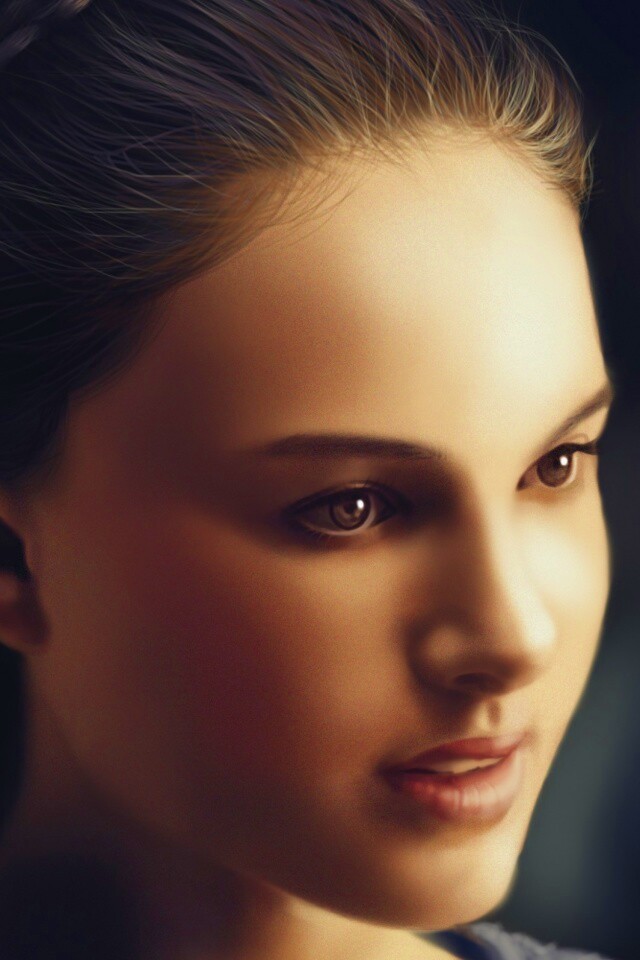 Лицо девушки обои