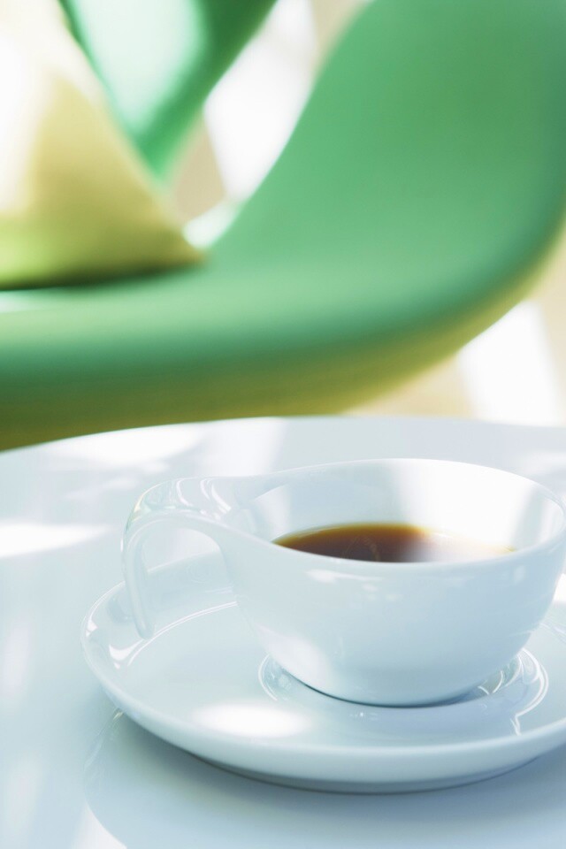 Чашка утреннего кофе обои