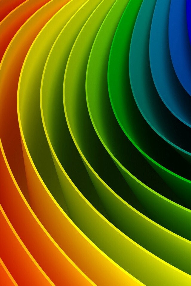 Радуга может быть такой обои