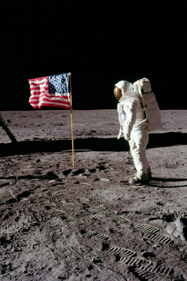 Высадка американцев на Луну обои