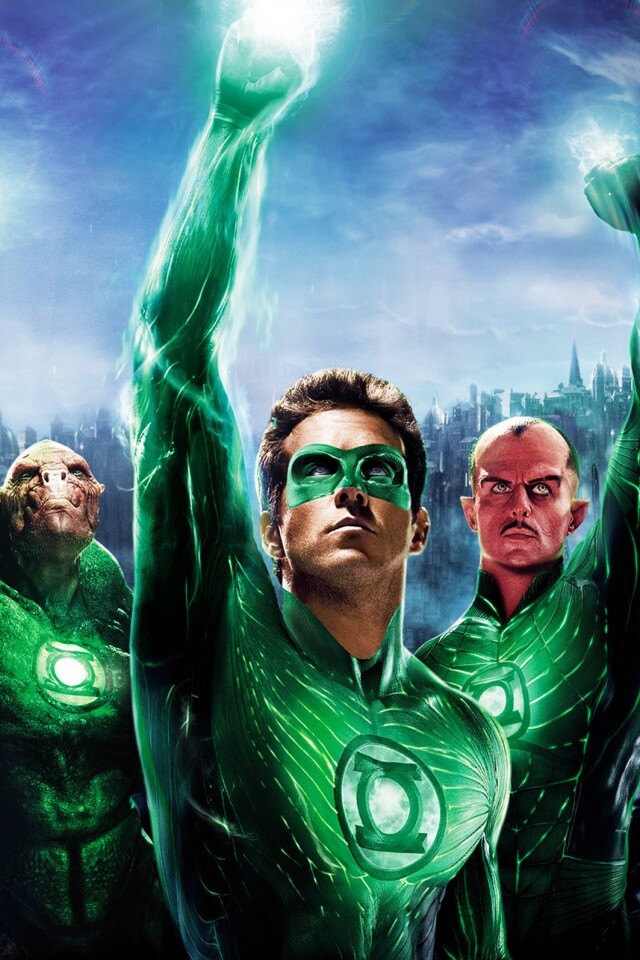 Зеленый фонарь обои