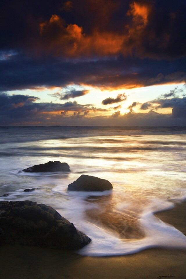 Тёмные берега обои