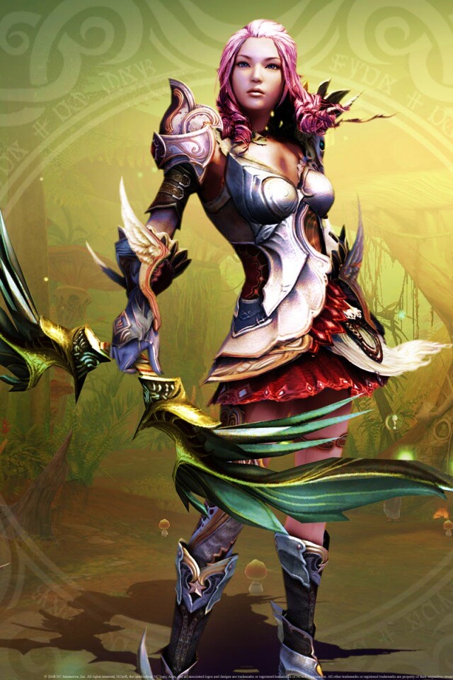 Лучница из Aion обои