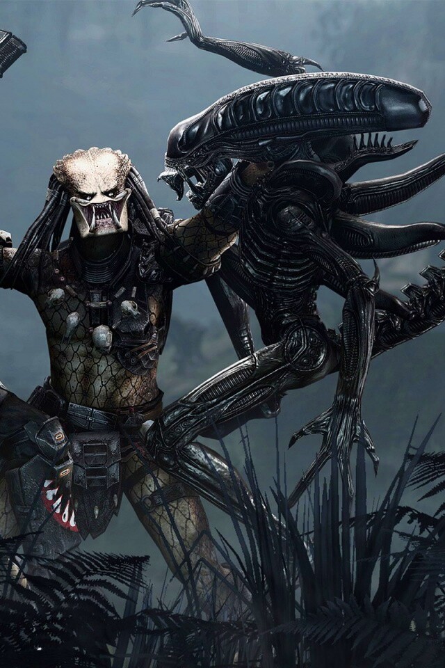 Чужой против Хищника обои