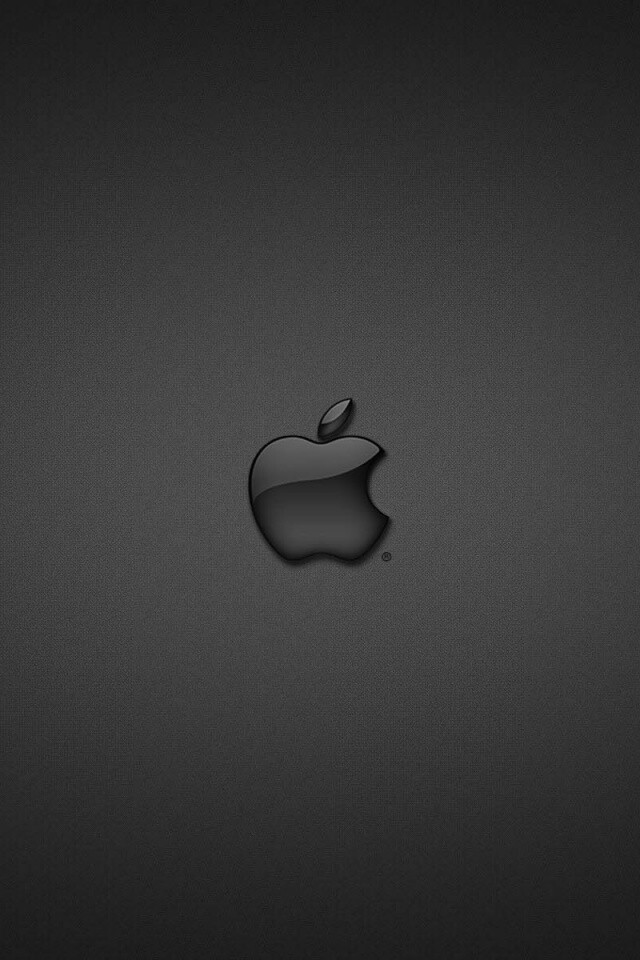 Логотип apple в стекле обои