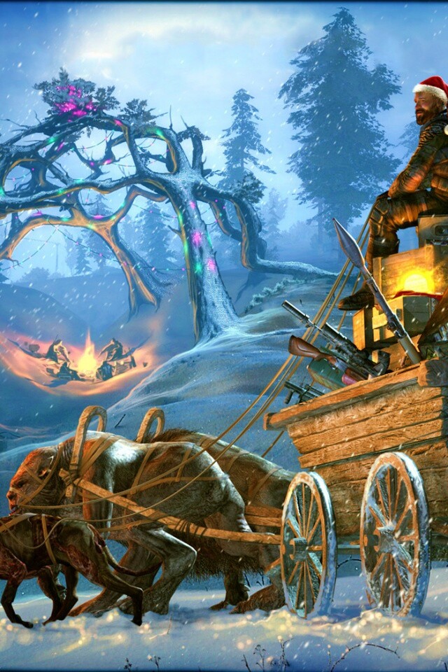 Новогодний Сталкер обои