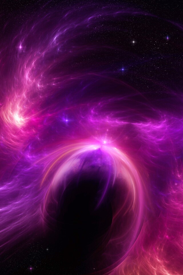 Сиреневая туманность обои