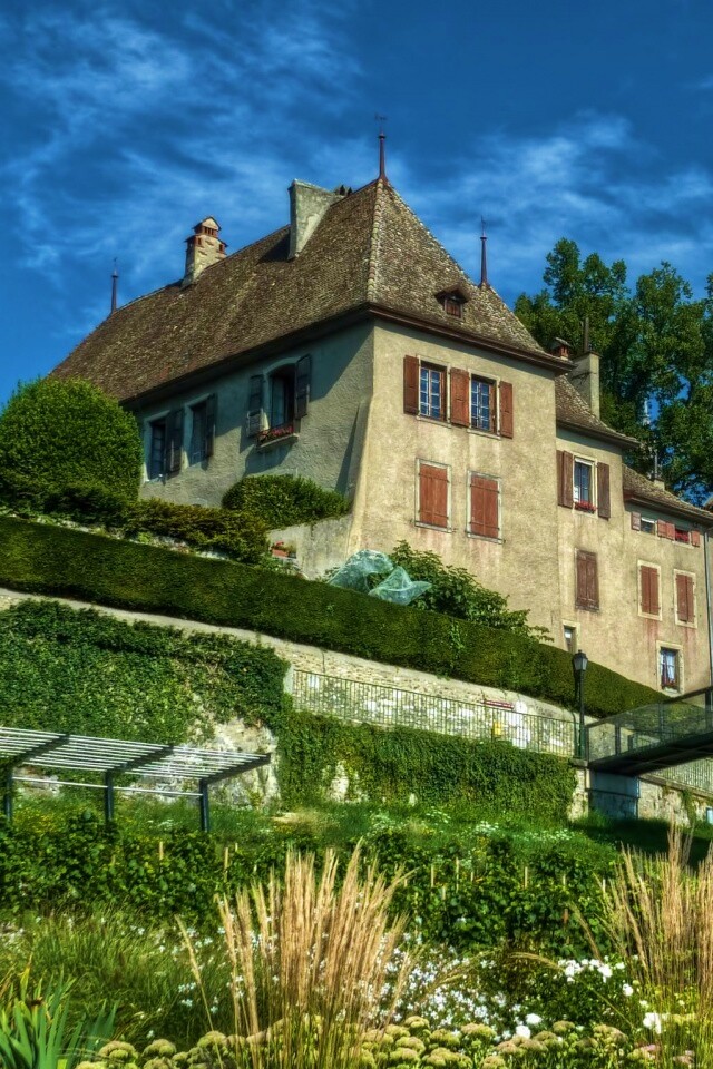 Дома с своеобразной архитектурой обои