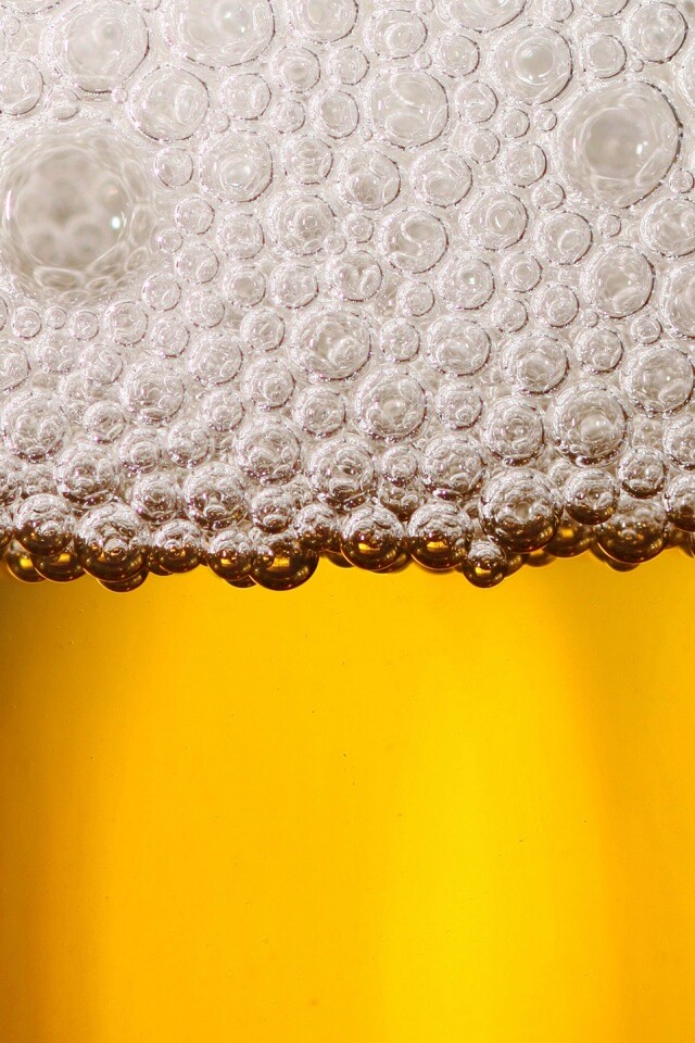 Пенное пиво в макро обои