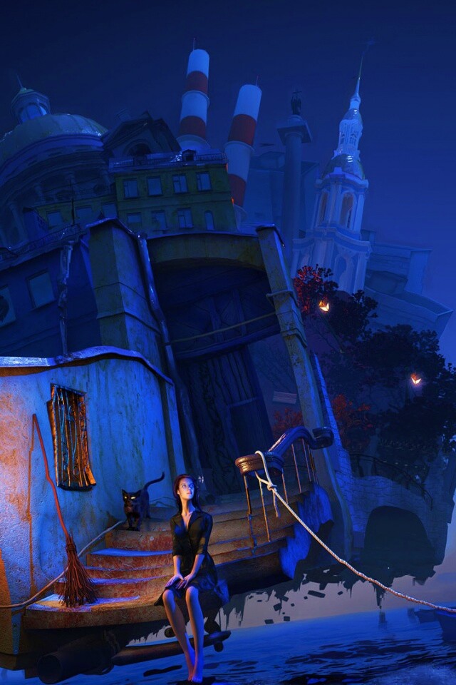 Мрачный Питер обои