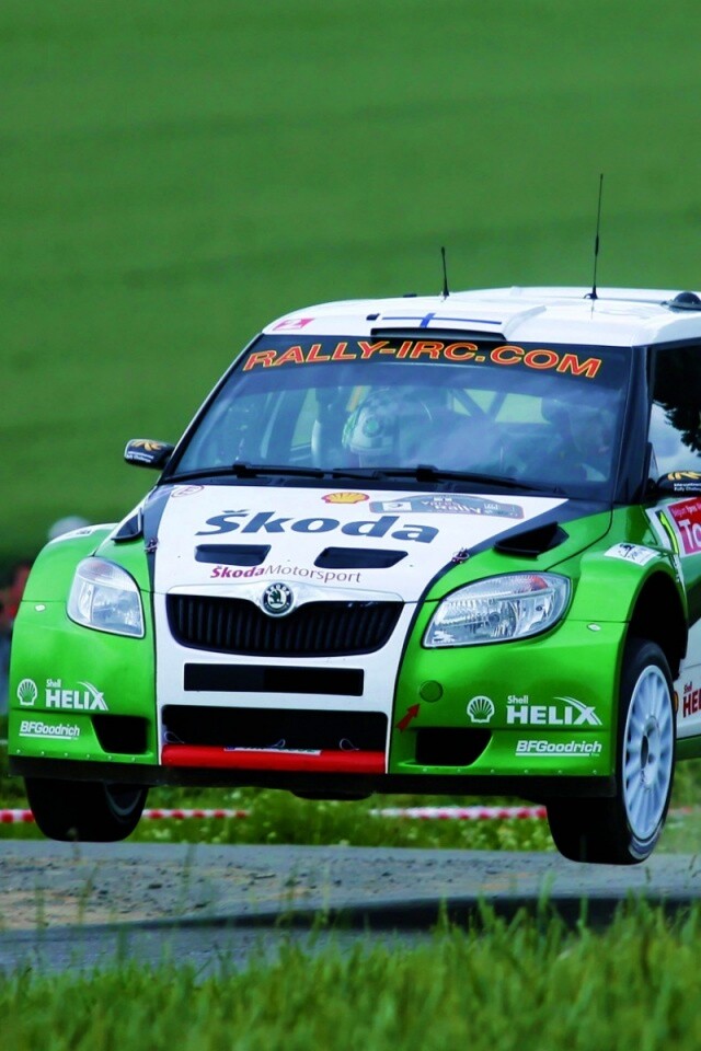 Раллиййная Шкода обои