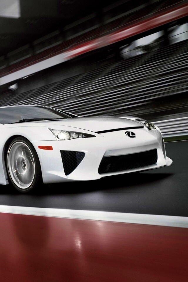 Lexus LFA на тарссу обои