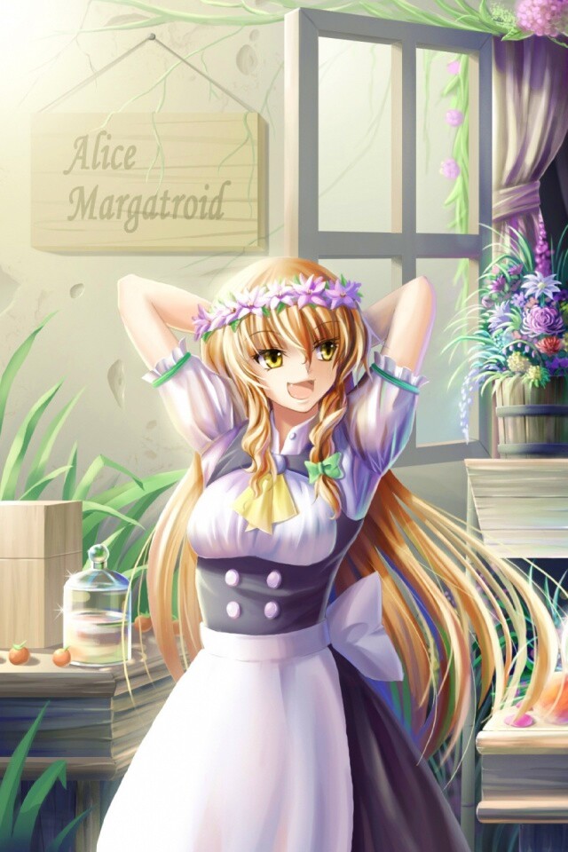 Анимешное утро обои