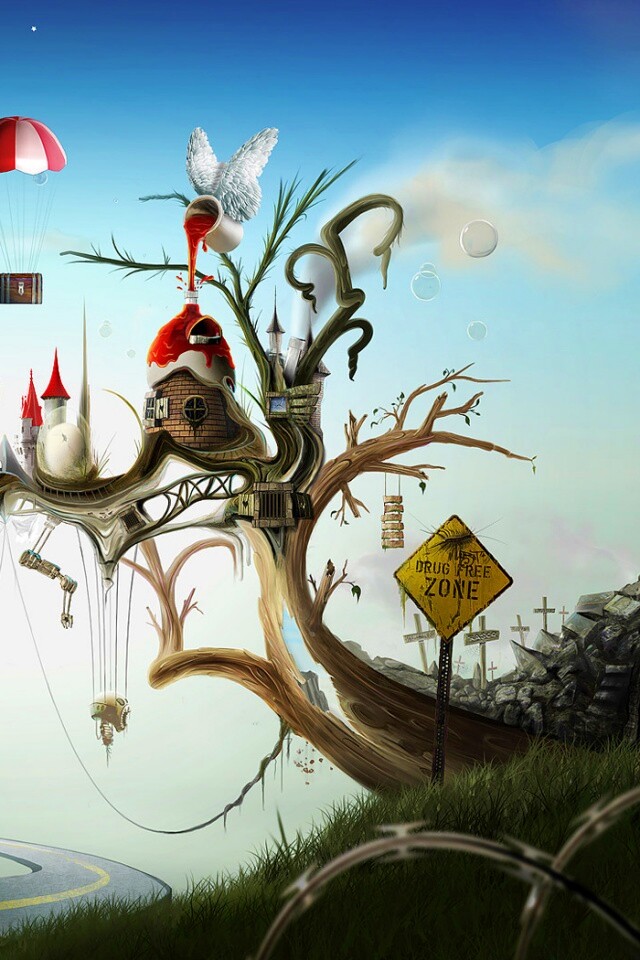 Свободная от наркотиков зона обои