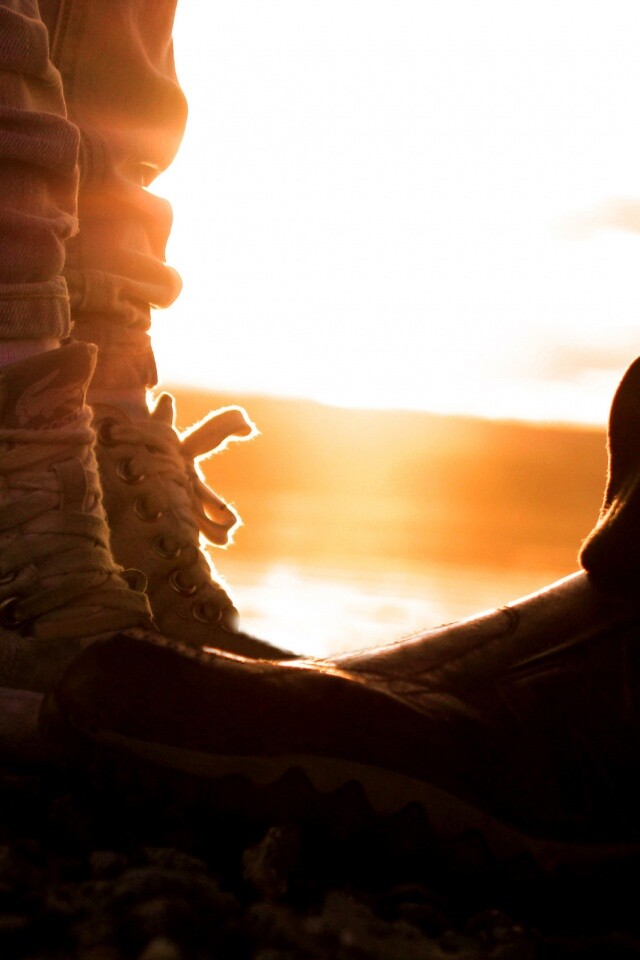 Поцелуй на цыпочках обои