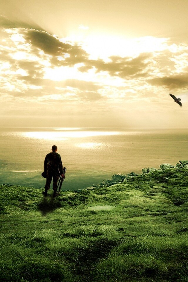 Солдат на краю света обои