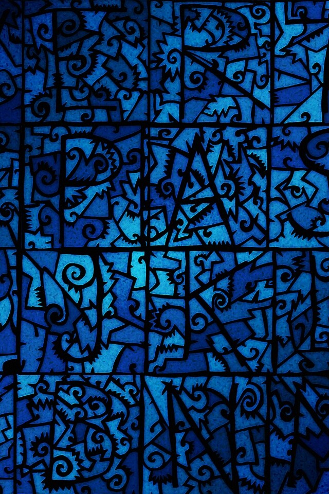 Витражные буквы обои