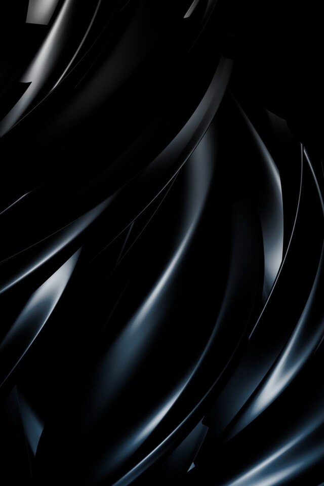 Черные волны обои