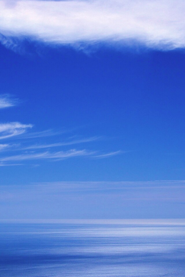 Чистый морской горизонт обои