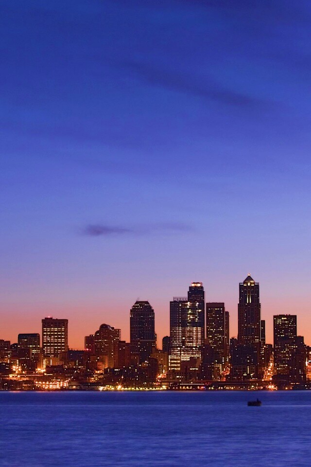 Пейзаж Сиэтла обои