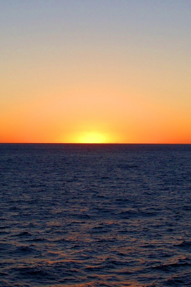Морской закат обои