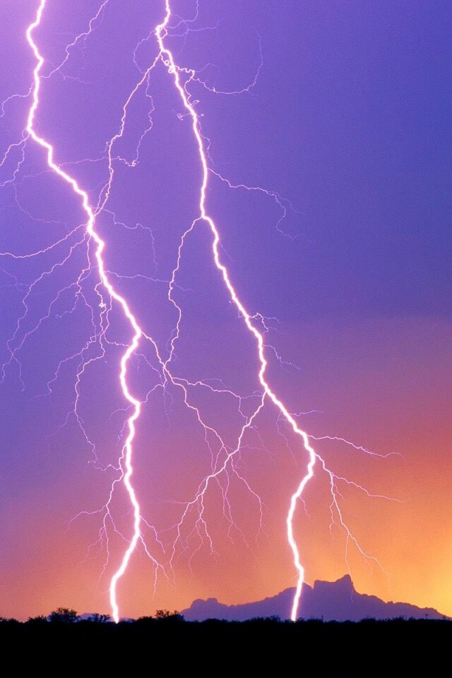 Двойная молния обои