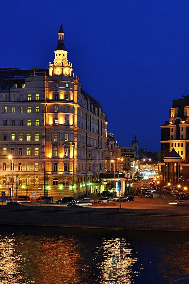 Ночной город обои