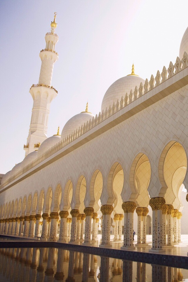 Мечеть шейха в Абу-Даби обои